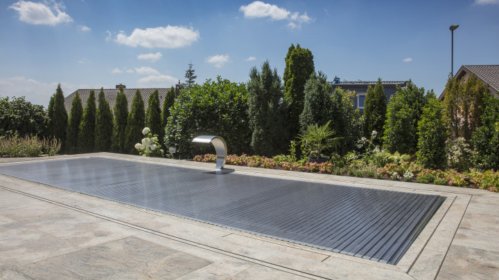 Abdeckung PVC Einstückbecken mit Überlaufrinne Abdeckung PVC Einstückbecken mit Überlaufrinne