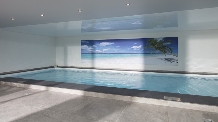 Betonbecken inkl. seitliche Einstiegstreppe mit Folienauskleidung Betonbecken inkl. seitliche Einstiegstreppe mit Folienauskleidung